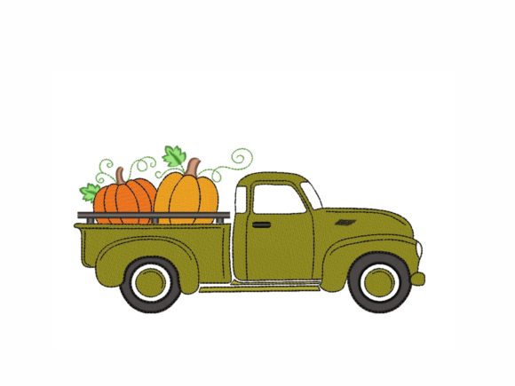 Autumn Truck Embroidery Review