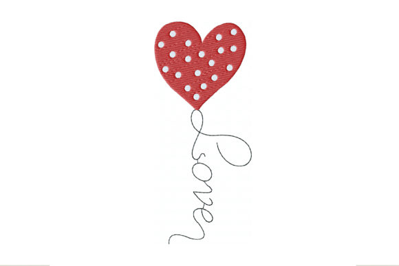 Polka Dot Heart Embroidery Design Review