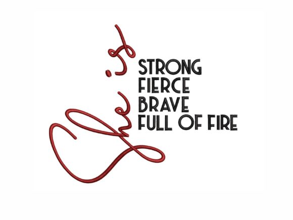 Strong Woman Embroidery Review for Apparel Projects